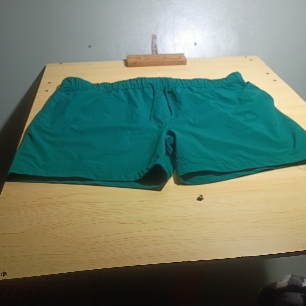 Original Use Swim Trunks, Mens XXL Green Recycled Polyester 6in Inseam